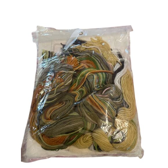 Vintage 1979 Dimensions Crewel Aesop's Fables Needlepoint Craft Kit 20 x 28" - Picture 4 of 4